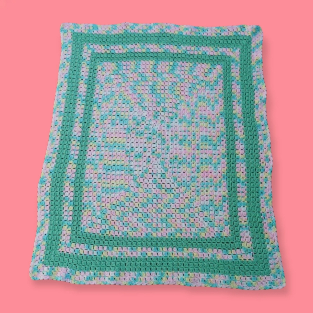 Handmade crochet blanket